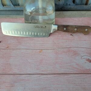 The Pioneer Woman Silver and Brown Kitchen Knife
